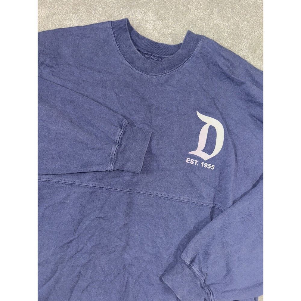 Disneyland Resort Spirit Jersey‎ Shirt size S Blue Spell Out Logo Adult
